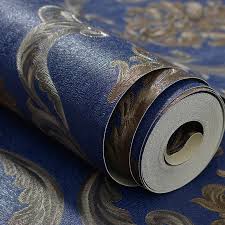 الايطالية نمط كحلي غرفة المعيشة خلفيات الأزرق مخطط خلفيات ورق الجدران Papel دي Parede Infantil Menina الاتصال Blue Stripe Wallpaper Paper Wallpaperstriped Wallpaper Aliexpress