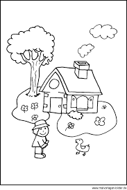 Malvorlagen zum thema gebäude häuser ausmalbilder haus zum ausdrucken. Kleines Haus Gratis Ausmalbilder Fur Kinder