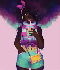 Drawing cute black girls wallpaper. Afro Girl Wallpapers Wallpaper Cave