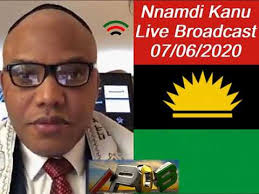 Hukumomi a najeriya sun bayyana cewa an kama nnamdi kanu, shugaban kungiyar ipob da ke son ballewa daga kasar. Nnamdi Kanu Live Broadcast 07 06 2020 Youtube