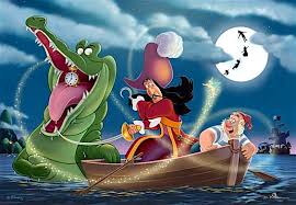 Hook Time And Tinker By Daniel Killen Peter Pan Disney Peter Pan And Tinkerbell Disney