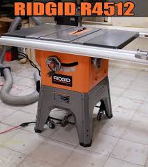 My New Table Saw Ridgid R4512 Jays Custom Creations Table Saw Station Portable Table Saw Ridgid Table Saw