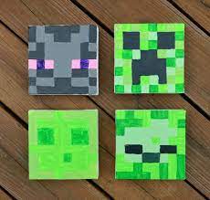 More Minecraft Canvas Art Amy Latta Creations Mini Canvas Art Kids Canvas Art Canvas Painting