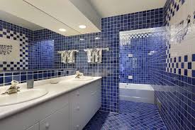 101 Custom Primary Bathroom Design Ideas Photos Bathroom Tile Designs Blue Bathroom Tile Bathroom Design Luxury