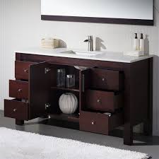 It serves oklahoma city and its nearby areas, providing practical solutions to homeowners' construction issues, as well as innovative kitchen and bathroom designs. Single Bathroom Sink With Wooden Cabinets Parsons 60 S With Quartz Stone Top