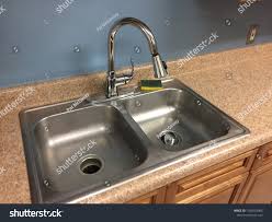 typical american kitchen sink high tall