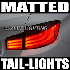 Matte Black Out Taillight Tint Smoked Head Fog Tail Light Tinted Vinyl Film C07 Ebay