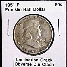 1951 Franklin Half Dollar Liberty Bell Coin Value Prices