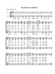 Acordurile piesei 'am plecat sa colindam' de colinde. Partitura Am Plecat Sa Colindam