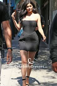 Say whatever you want about kylie jenner, but her beauty brand continues to push out buzzy new products we're dying to try. Kylie Jenner Sexy Strapless Little Black Dress Summer Thecelebritydresses