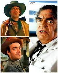 Clint, Victoria & Jack Elam(1920-2003) in NOTG, Jack's 1st comedic role.  Jack was in 73 movies & 41 TV series. Despite losing sight in his left eye  at 11 from a pencil