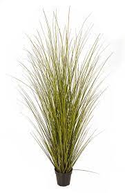 Firesafe Foliage 60 Inch Mixed Green Yellow Pvc Onion Grass Bush Grass Mixed Greens Green