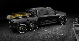6 Wheel Mercedes X Class Custom Is Pickup Of Your Nightmares Mercedes Truck Mercedes 6x6 6x6 Truck