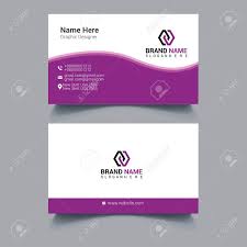 It is a very simple design that carries the company logo in front and contact details on. Creative Business Card Template Modern Corporate Business Card Royalty Free Cliparts Vectors And Stock Illustration Image 138001826