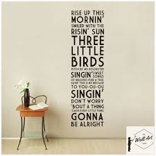 Don T Worry Bout A Thing Bob Marley Lyrics Don T Worry About A Thing Bob Marley Lyric Wall Decal For 25 00 The Wall Art Guys Products Range Fro Bob Marley Lyrics Wall Stickers Vinyl Wall Decal Quote