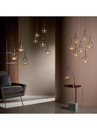 John Lewis Partners Jensen 5 Pendant Led Cluster Ceiling Light Chrome Ceiling Lights Led Ceiling Lights Led Table Lamp