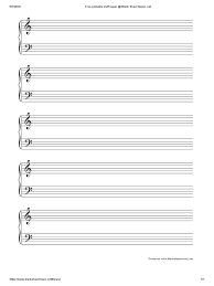 Align equal signs in successive equations ensure you write on lines. Free Printable Staff Paper At Blank Sheet Music Pdf
