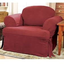 Surefit is a well known name in the slipcover space. Sure Fit Soft Faux Suede T Chair Slipcover At Hsn Com Slipcovers For Chairs Suede Armchair Slipcovers