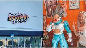 After saving gohan from falling down a waterfall, goku drops by the kame house with his son, to introduce him to bulma, master roshi, and krillin. Soupa Saiyan Opening New Location In Jacksonville We Get Interior Sneak Peek Narcity