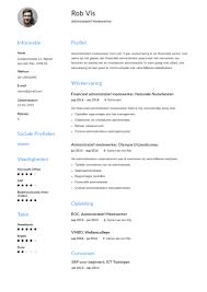 Cv Administratief Medewerker Download 5 Gratis Voorbeelden
