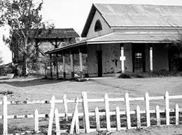 Temporary fencing rentals and their function. Colorado River State Historic Park Arizona