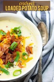 Our Favorite Crockpot Potato Soup Recipe So Creamy Recipe Potato Soup Crock Pot Crockpot Soup Recipes Potato Soup Recipe