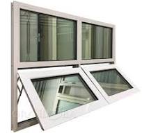 Best Modern White Triple Glazed Top Hung Aluminium Awning ...