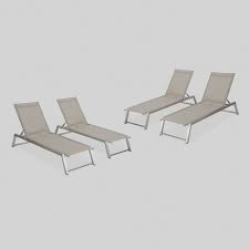 Check out our chaise lounge selection for the very best in unique or custom, handmade pieces from our living room furniture shops. Myers 4pk Aluminum Patio Chaise Lounge Gray Christopher Knight Home Target