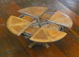 This was the first expanding circular dining table george made, and as such it has a special place in his heart. Expanding Round Table