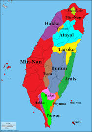 Languages Of Taiwan Language Map Map Asia Map