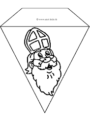 Nederlandse vlaggetjes tekening sinterklaas : Sinterklaasslinger Knutselen Sinterklaas Sinterklaas Vlaggenlijn Sinterklaas