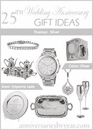 When celebrating a 50th anniversary, go for the gold. Buyers Guide 25th Wedding Anniversary Gifts