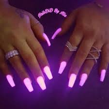 Constantly utilize monomer acrylic nails on dark skin with polymer as well as make sure to utilize the proper mix proportion to avoid monomer from swamping the sidewall as well as follicle location. Glow In The Dark Acrylic Nails Near Me Off 77 Www Amarkotarim Com Tr