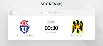 U de chile vs union española. Universidad De Chile Vs Union Espanola 20 04 2021 Stream Results