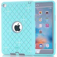 For Apple Ipad Mini 4 Case Luxury Shockproof Heavy Duty Silicone Hard Covers For Kids Girls 3 In 1 Protective Stand C Apple Ipad Mini Ipad Mini Ipad Mini Cases