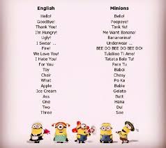 I Just Now Noticed That Minions Speak Multiple Languages Like Korean The Last Three Italian Gelato Minions Language Minion Words Minions