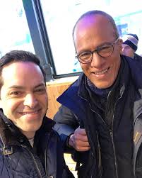 Lester Holt is a top-notch journalist and a great guy! When I was with #nbc  we shot promos together in #boston and covered a Super Bowl in #minneapolis  (not one of the @