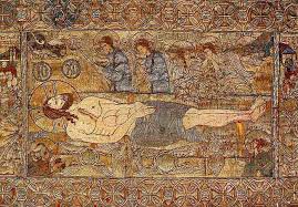 The Body Of The Dead Christ In The Tomb Holbein Waiting At The Tomb On Holy Saturday 1 Holy Saturday Byzantine Art Antique Holy Card