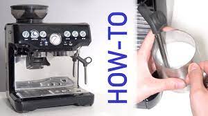 Tips for better frothed milk for cappuccinos. How To Steam Milk On The Breville Barista Express Youtube