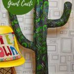 In this particular compost pile, i've got a few (metal) posts that i picked up on the farm. Easy Diy Giant Paper Mache Cactus Pillar Box Blue