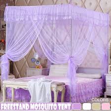 In a translucent fabric with a beautiful drape, the curtains will create your own special space and add. Luxury Princess Style 4 Corner Post Mosquito Net Elegant Bed Netting Curtain Panel Bedding Canopy Queen King Sizes Walmart Com In 2021 Girls Bed Canopy Elegant Bedding Canopy Bed Curtains