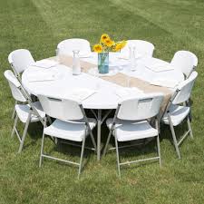 Lancaster Table Seating 72 Round Heavy Duty Granite White Plastic Folding Table Lancaster Table Folding Table Round Folding Table