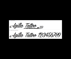 See more ideas about tattoo fonts, tattoo script, tattoo lettering. Calligraphy Font Agilla Tattoo Slated Cursive Italic Swashes Tattoo T Shirt Handwritten Fonts Buy Commercial Font