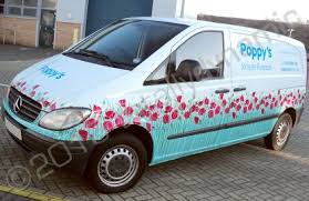 Mercedes Vito Van Fully Wrapped In Printed Vehicle Wrap Design By Totally Dynamic South London For Poppys Simple Funerals Car Wrap Design Car Wrap Vehicles
