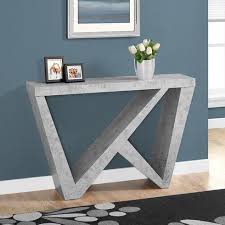 Angular Concrete Console Table Concrete Furniture Coffee Table Contemporary Console Table