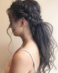 Make a ponytail and roll your hair and accessorise it with a fancy clip. 24 Top Curly Prom Hairstyles 2019 Update