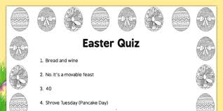 Fun trivia questions for kids. Care Home Easter Quiz