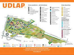 The colourful building is humanities, the grounds of campus are beautifully kempt and there are numerous statues and fountains. Udlap On Twitter Te Presentamos Un Mapa De Nuestro Campus Udlap Con La Nomenclatura Actualizada De Salones Http T Co Shttbuc