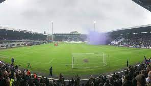 Germinal beerschot antwerpen kept the matricule n°3530 of ekeren to keep their place in the first division, but retained the stadium of beerschot, rebuilding it in the process. Olympisch Stadion Antwerp The Stadium Guide