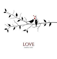 Bird On Tree Branch Tattoo Bird Couple On Tree Branch Love Concept Vector By Mysontuna On Vectorstock Love Bird Tattoo Couples Bird Silhouette Couple Tattoos